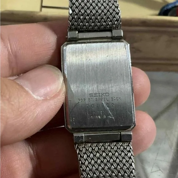 Seiko Hybrid E029-5450 Vintage Rare Date Quartz Mens Watch - Picture 4 of 7